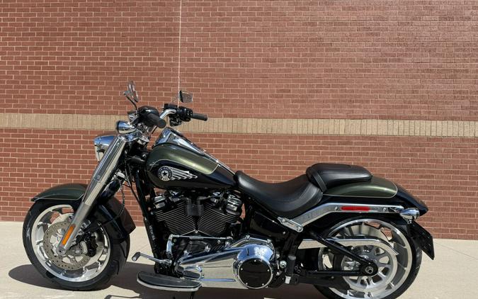 2026 Harley-Davidson® Fat Boy® Olive Steel Metallic / Vivid Black Chrome Trim