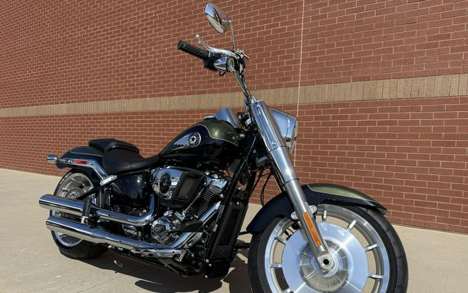 2026 Harley-Davidson® Fat Boy® Olive Steel Metallic / Vivid Black Chrome Trim