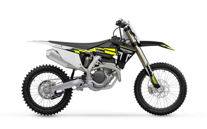 2025 Triumph TF 250-X Jet Black/Pure White 250-X