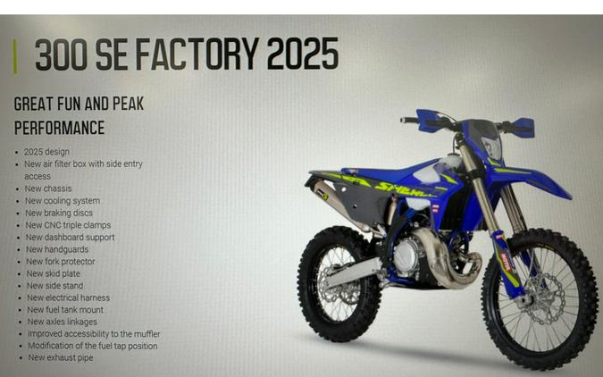 2025 Sherco SE-F 300 Factory 2T (2-Stroke)