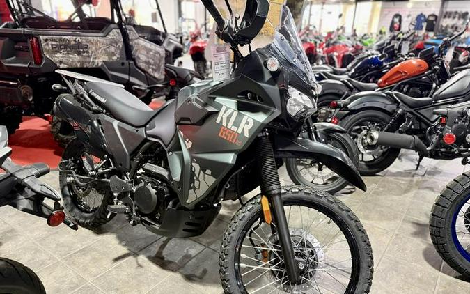 2025 Kawasaki KLR®650 S Metallic Matte Old School Green