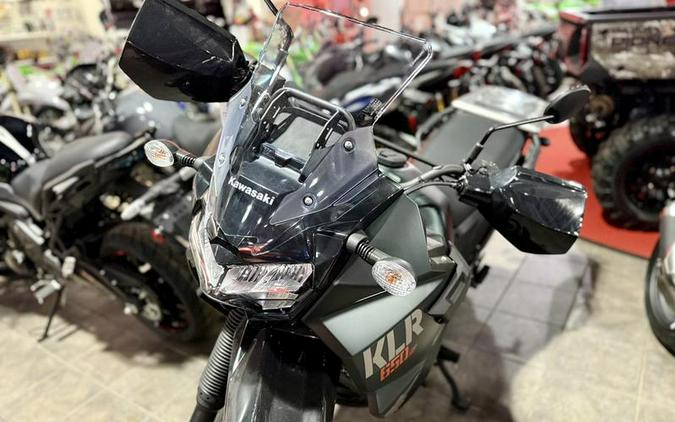 2025 Kawasaki KLR®650 S Metallic Matte Old School Green