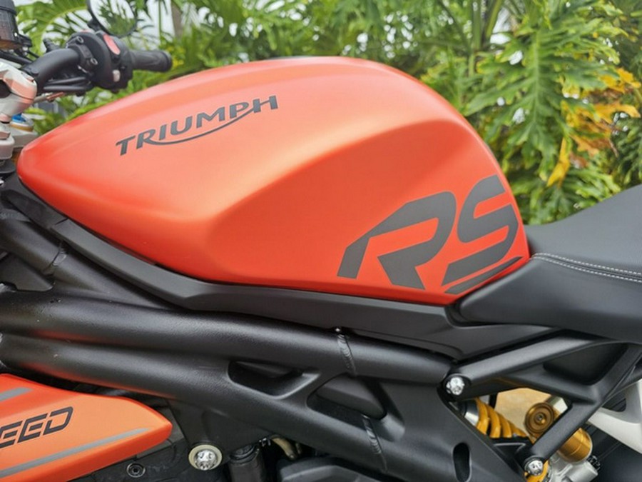 2023 Triumph Speed Triple 1200 RS Matte Baja Orange