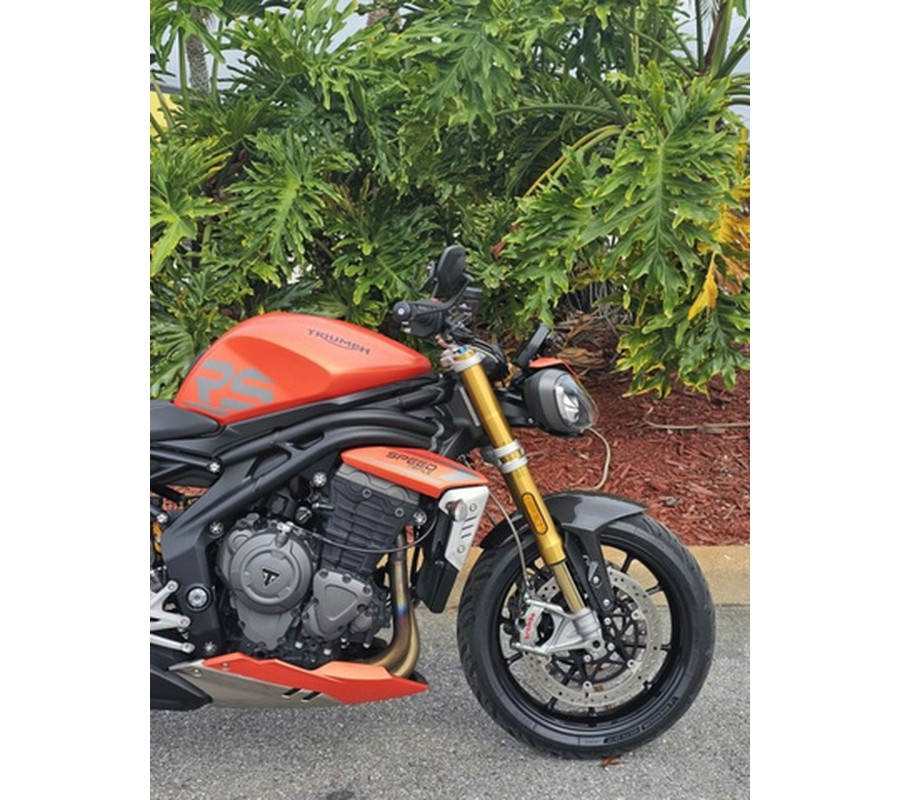2023 Triumph Speed Triple 1200 RS Matte Baja Orange
