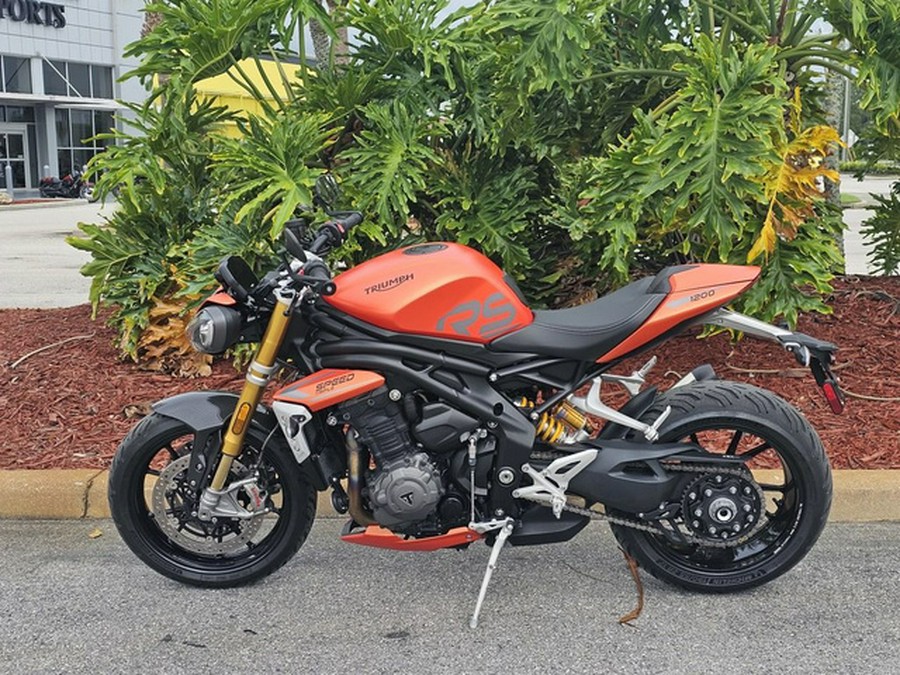 2023 Triumph Speed Triple 1200 RS Matte Baja Orange