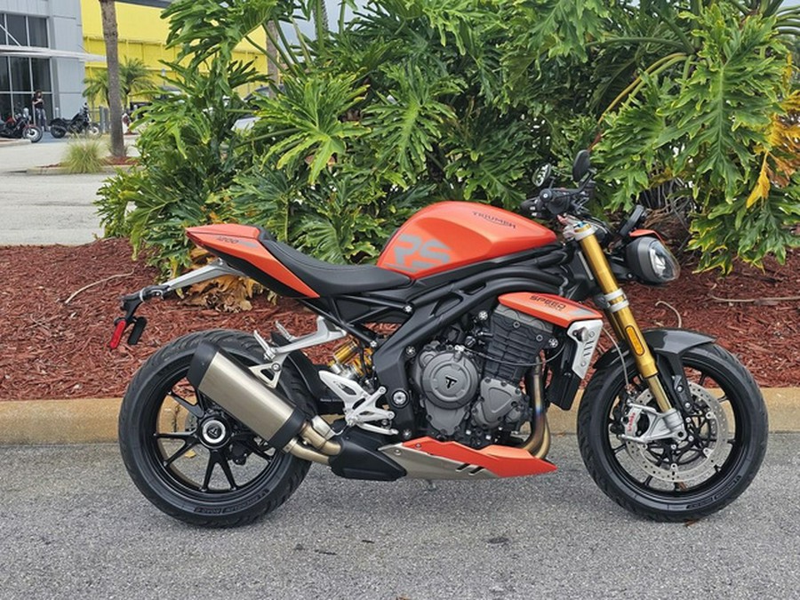 2023 Triumph Speed Triple 1200 RS Matte Baja Orange