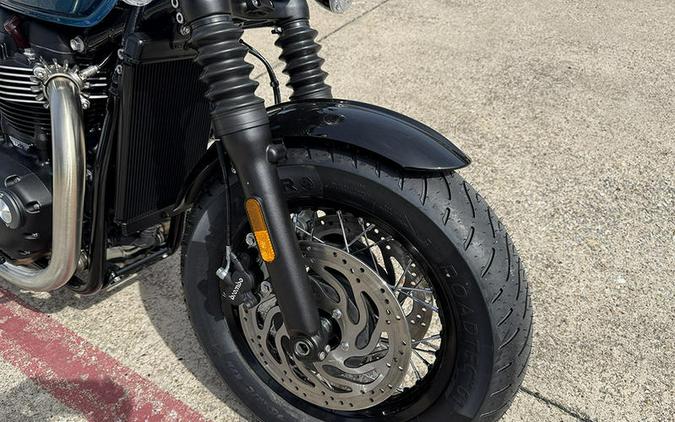 2026 Triumph Bonneville Bobber Interstellar Blue