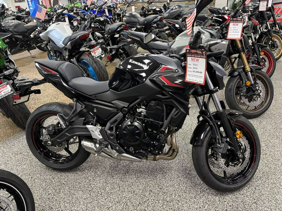 2025 Kawasaki Z650 Base