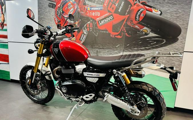 2023 Triumph Scrambler 1200 XC Carnival Red / Jet Black