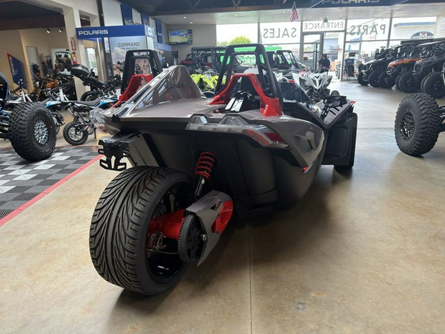 2026 Polaris Slingshot R AutoDrive Radiant Gray with Indy Red Pearl