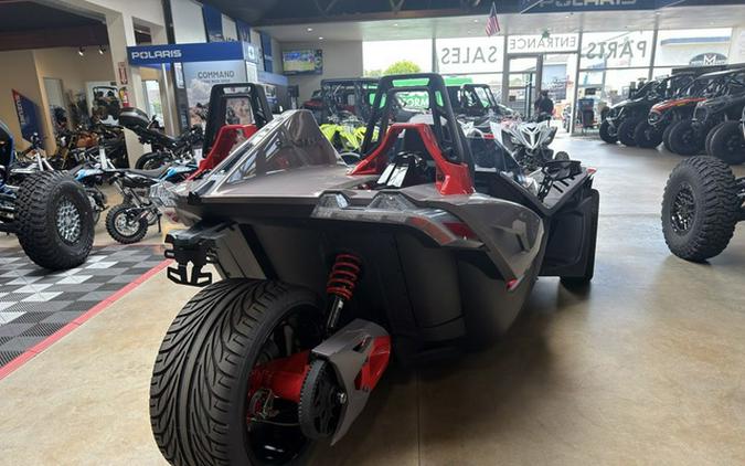 2026 Polaris Slingshot R AutoDrive Radiant Gray with Indy Red Pearl