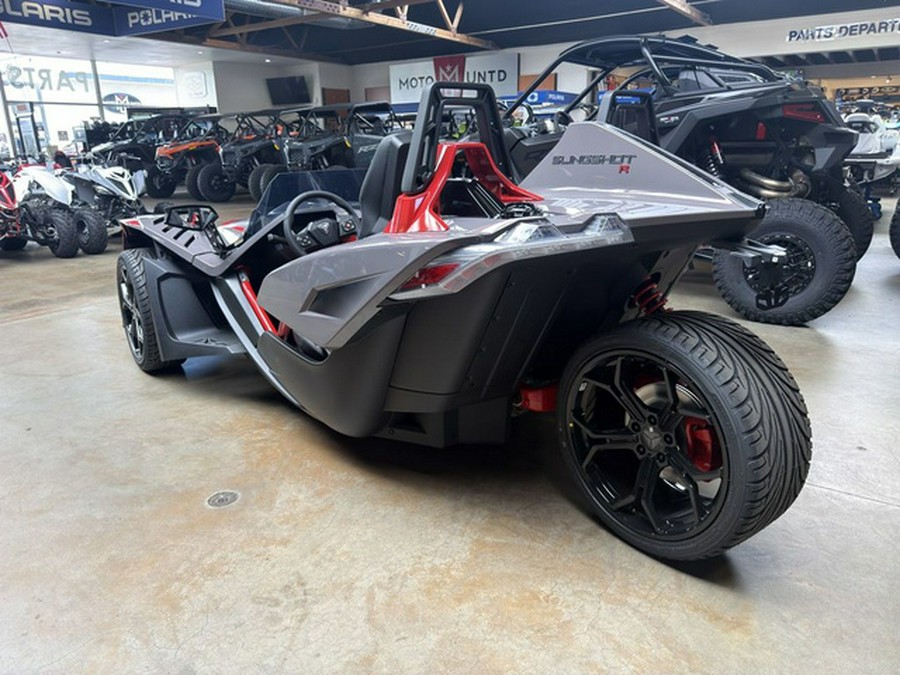 2026 Polaris Slingshot R AutoDrive Radiant Gray with Indy Red Pearl