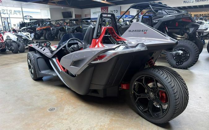 2026 Polaris Slingshot R AutoDrive Radiant Gray with Indy Red Pearl