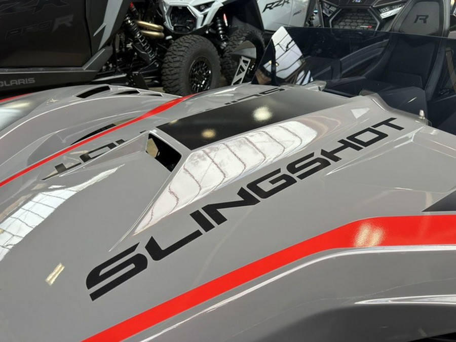 2026 Polaris Slingshot R AutoDrive Radiant Gray with Indy Red Pearl