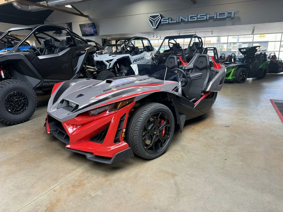 2026 Polaris Slingshot R AutoDrive Radiant Gray with Indy Red Pearl