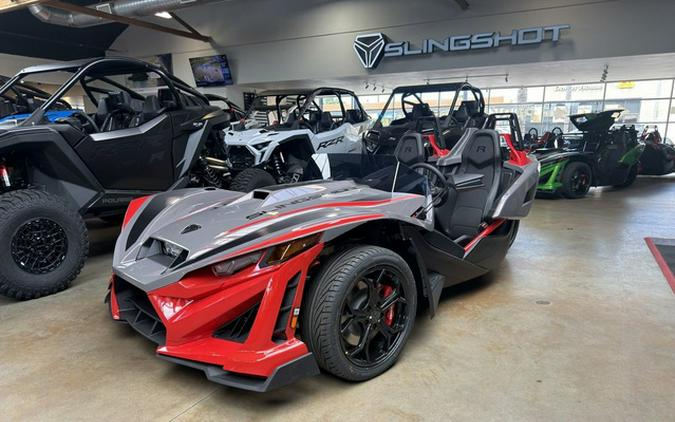 2026 Polaris Slingshot R AutoDrive Radiant Gray with Indy Red Pearl