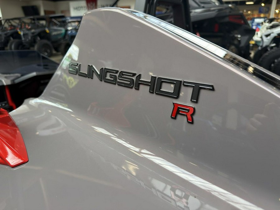 2026 Polaris Slingshot R AutoDrive Radiant Gray with Indy Red Pearl