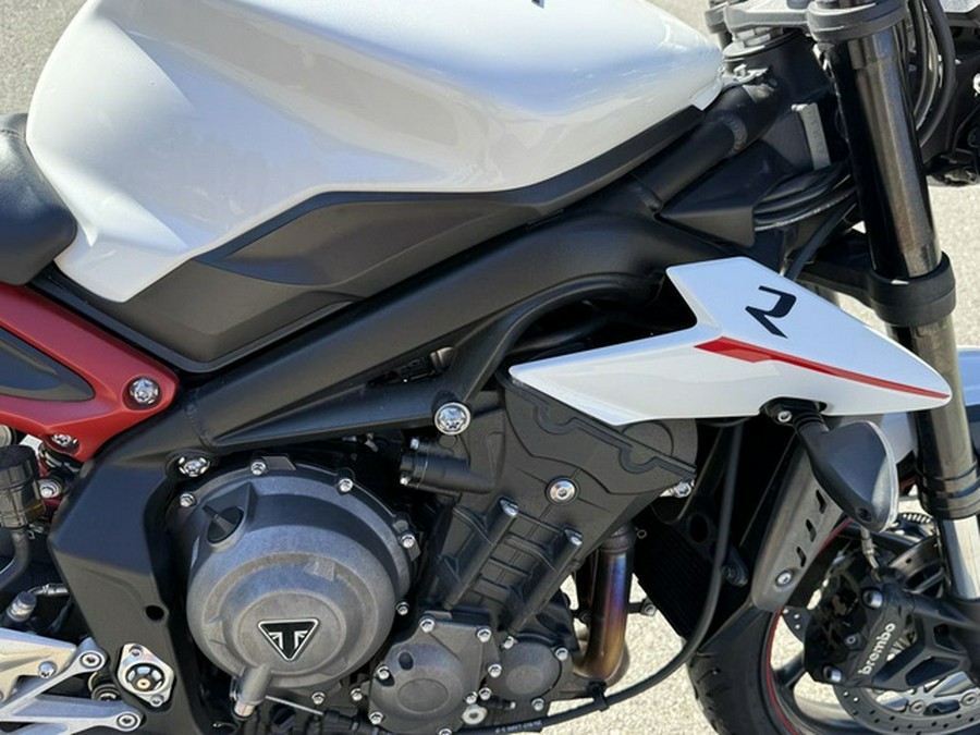 2018 Triumph Speed Triple R Crystal White