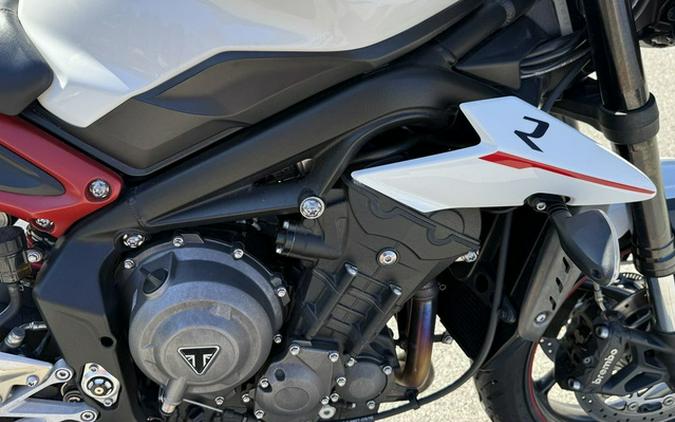 2018 Triumph Speed Triple R Crystal White