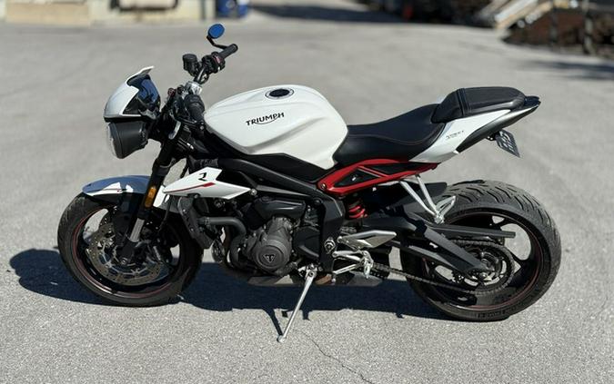 2018 Triumph Speed Triple R Crystal White