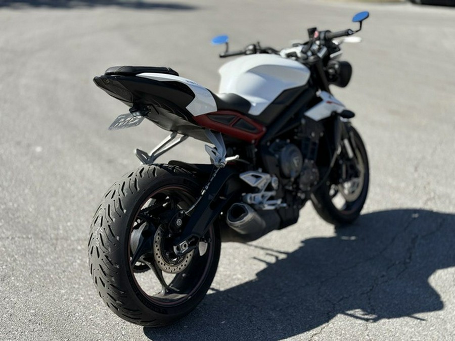 2018 Triumph Speed Triple R Crystal White