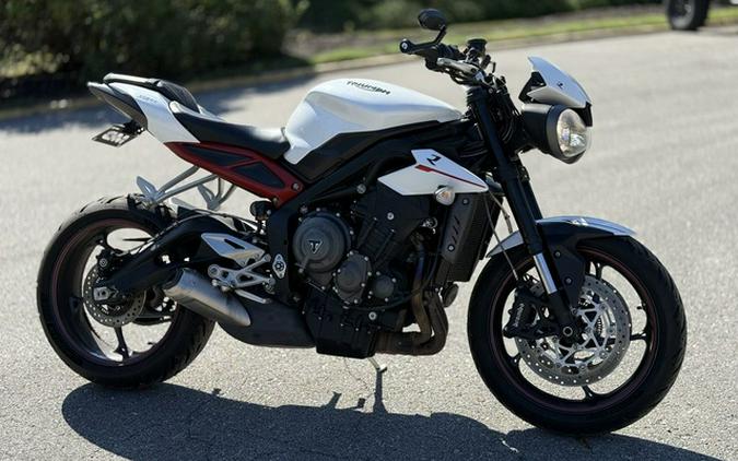 2018 Triumph Speed Triple R Crystal White