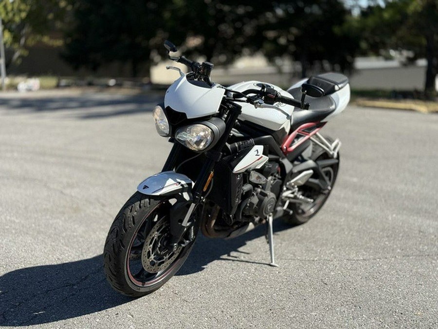 2018 Triumph Speed Triple R Crystal White