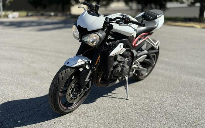 2018 Triumph Speed Triple R Crystal White