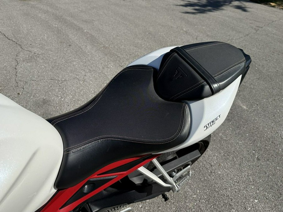 2018 Triumph Speed Triple R Crystal White