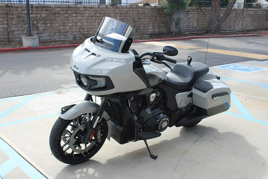 2026 Indian Motorcycle® Challenger® Dark Horse® 112 w/PowerBand Audio Chalk with Black Metallic