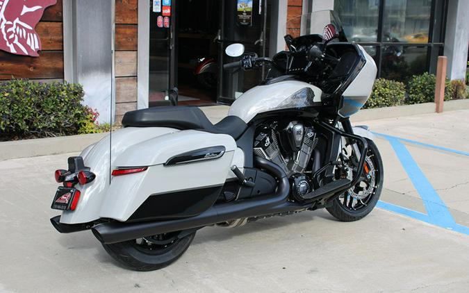 2026 Indian Motorcycle® Challenger® Dark Horse® 112 w/PowerBand Audio Chalk with Black Metallic