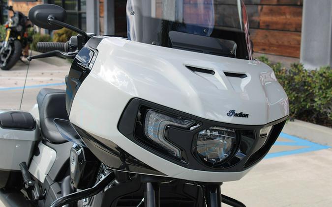 2026 Indian Motorcycle® Challenger® Dark Horse® 112 w/PowerBand Audio Chalk with Black Metallic