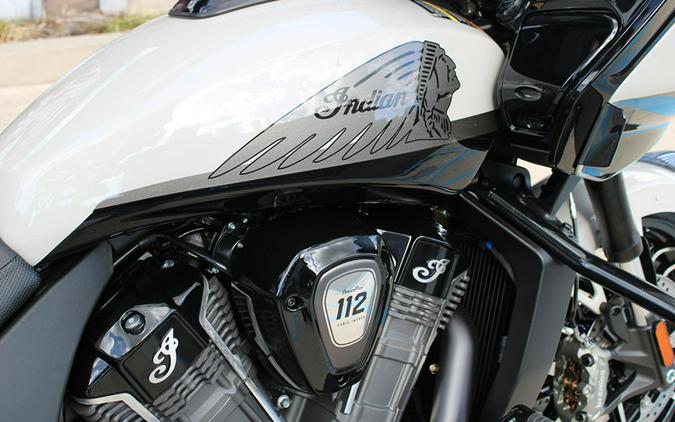 2026 Indian Motorcycle® Challenger® Dark Horse® 112 w/PowerBand Audio Chalk with Black Metallic