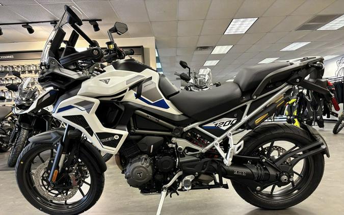 2026 Triumph Tiger 1200 Alpine Edition Satin Crystal White