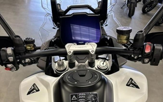 2026 Triumph Tiger 1200 Alpine Edition Satin Crystal White