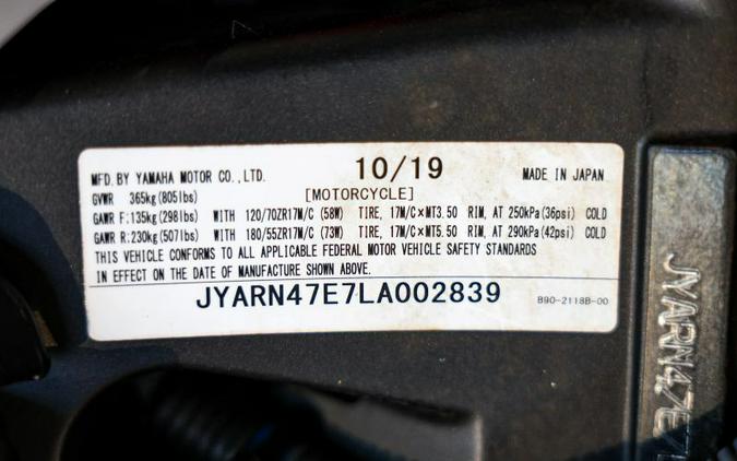 2020 Yamaha XSR900