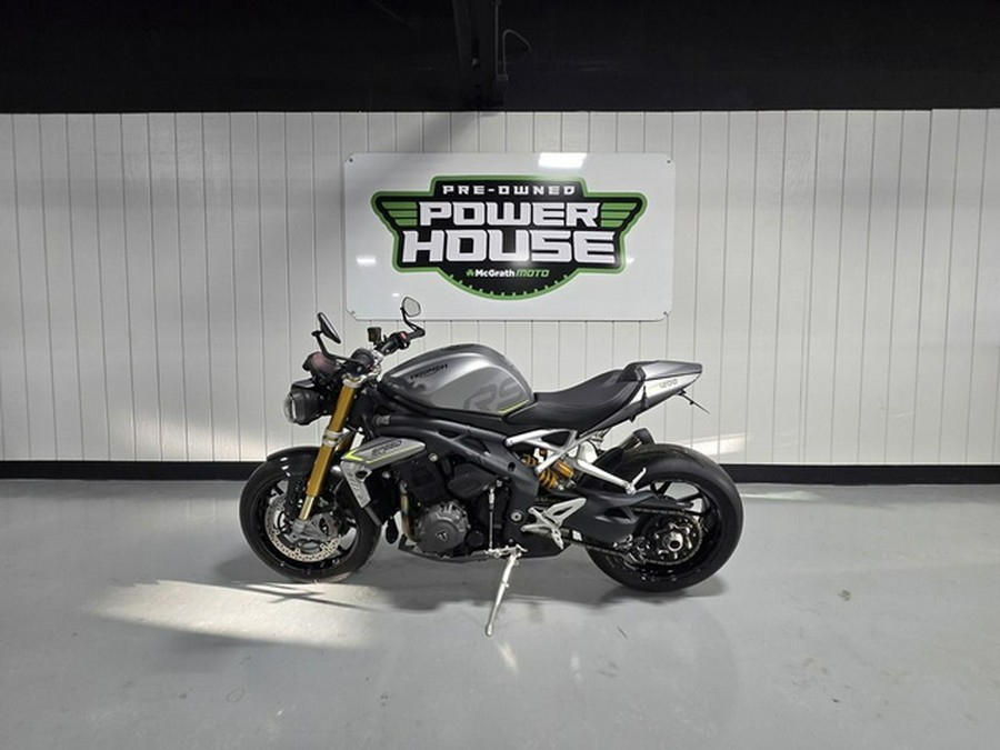 2022 Triumph Speed Triple 1200 RS Matte Silver Ice