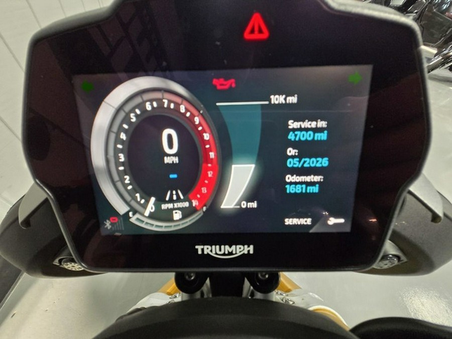 2022 Triumph Speed Triple 1200 RS Matte Silver Ice