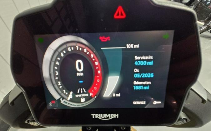 2022 Triumph Speed Triple 1200 RS Matte Silver Ice