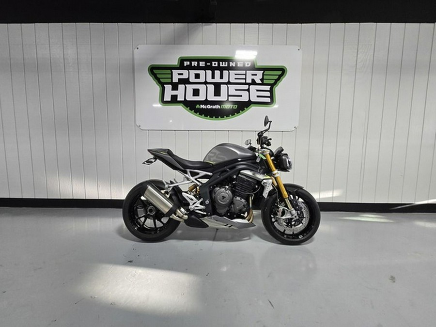 2022 Triumph Speed Triple 1200 RS Matte Silver Ice