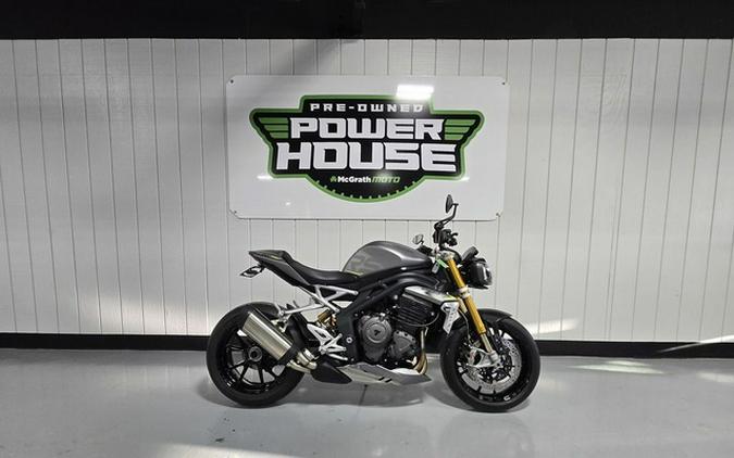 2022 Triumph Speed Triple 1200 RS Matte Silver Ice