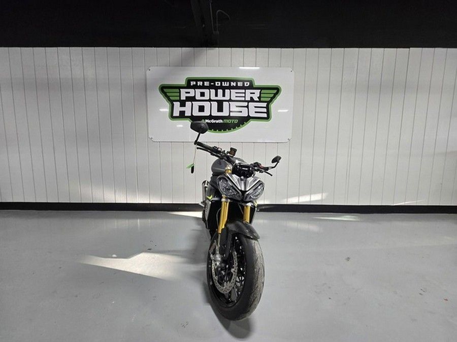 2022 Triumph Speed Triple 1200 RS Matte Silver Ice
