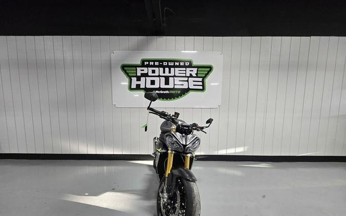 2022 Triumph Speed Triple 1200 RS Matte Silver Ice
