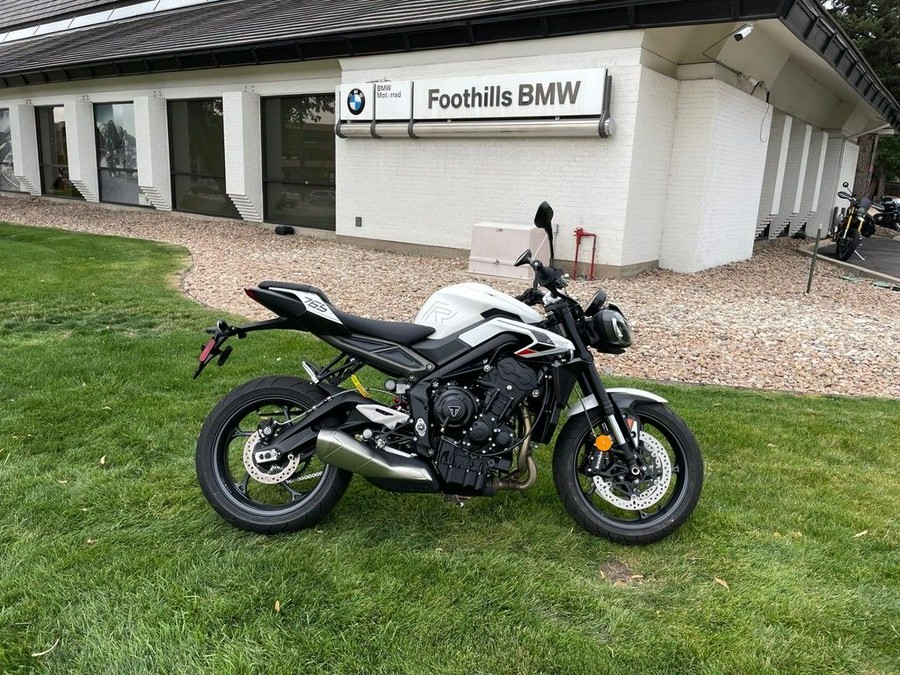 2025 Triumph Street Triple 765 R Pure White