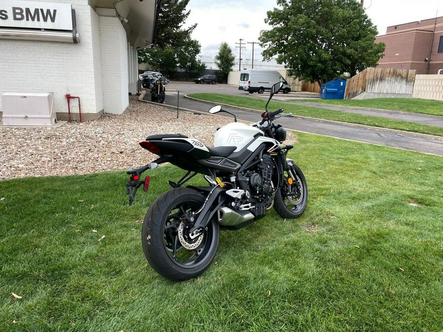 2025 Triumph Street Triple 765 R Pure White