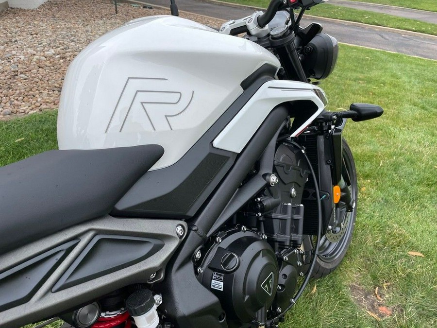 2025 Triumph Street Triple 765 R Pure White