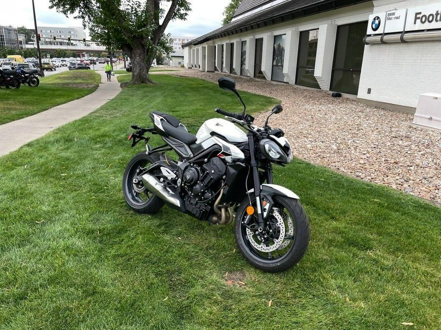 2025 Triumph Street Triple 765 R Pure White