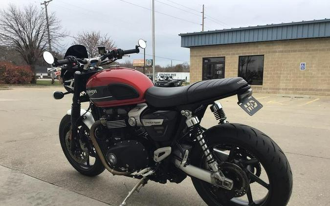 2019 Triumph Speed Twin Korosi Red and Storm Grey