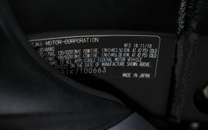 2019 Suzuki GSX1300RAL9 Hayabusa
