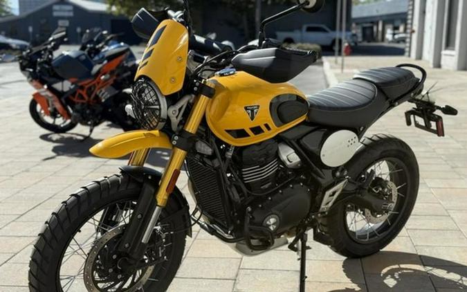 2026 Triumph Scrambler 400 XC Racing Yellow
